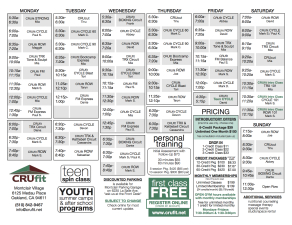 printable class schedule